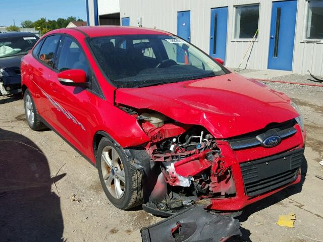 1FADP3F24DL351401 - 2013 FORD FOCUS RED photo 1
