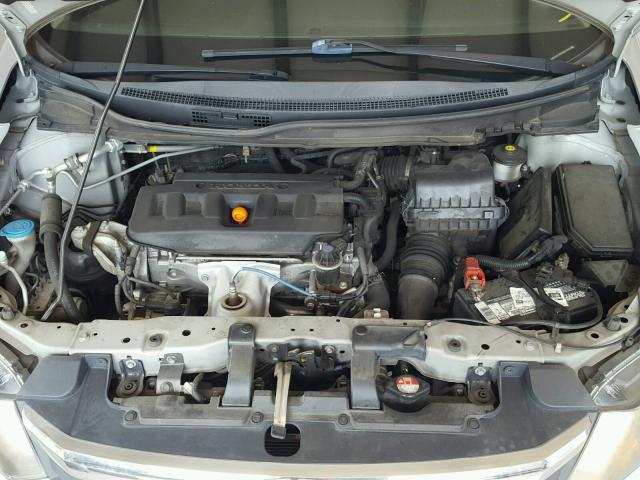 2HGFB2F93CH537856 - 2012 HONDA CIVIC EXL 银色 照片 7