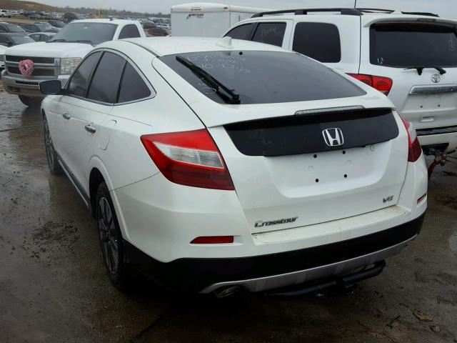 5J6TF1H54DL003452 - 2013 HONDA CROSSTOUR WHITE photo 3