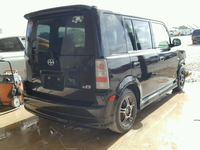 JTLKT334864037111 - 2006 TOYOTA SCION XB შავი ფოტო 4