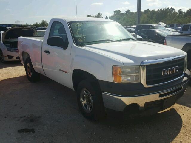 1GTEC14X09Z185489 - 2009 GMC SIERRA WHITE photo 1