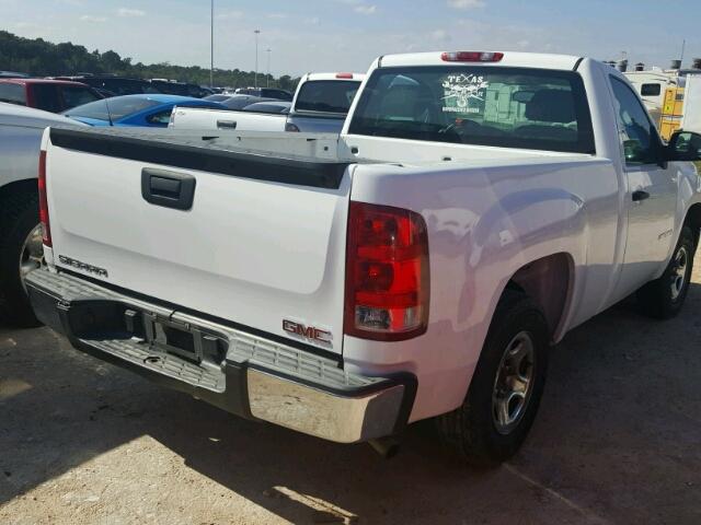 1GTEC14X09Z185489 - 2009 GMC SIERRA WHITE photo 4