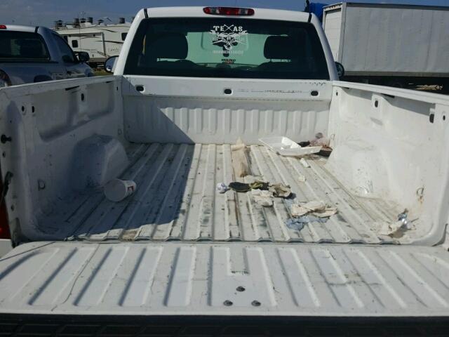 1GTEC14X09Z185489 - 2009 GMC SIERRA WHITE photo 6