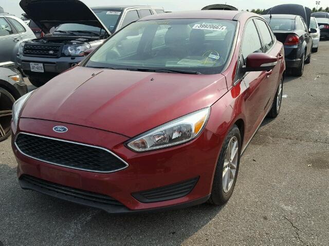 1FADP3F23GL404903 - 2016 FORD FOCUS SE RED photo 2