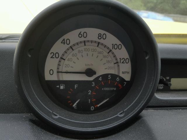 JTLKT334454017470 - 2005 TOYOTA SCION XB Gelb Foto 8