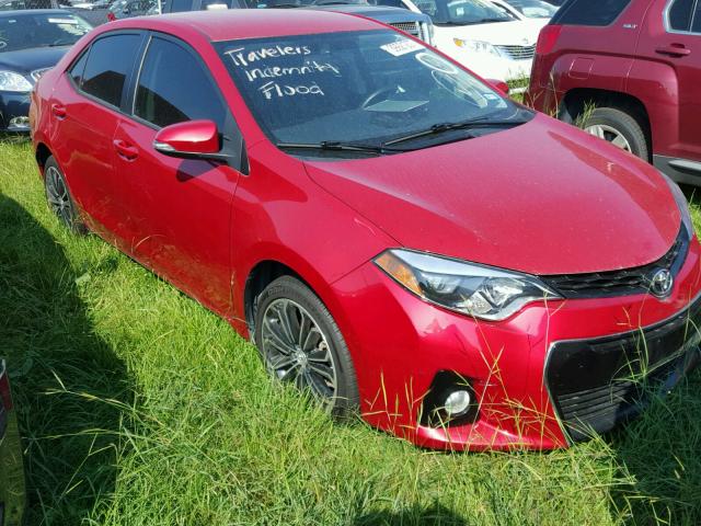 5YFBURHE2GP376507 - 2016 TOYOTA COROLLA L RED photo 1