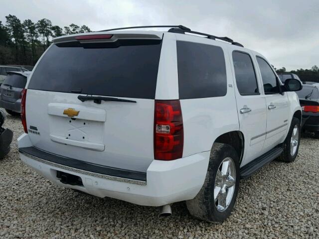 1GNSCCE06DR154957 - 2013 CHEVROLET TAHOE C150 WHITE photo 4