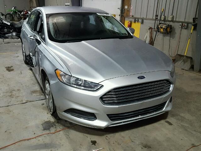 3FA6P0H70ER339636 - 2014 FORD FUSION SE SILVER photo 1