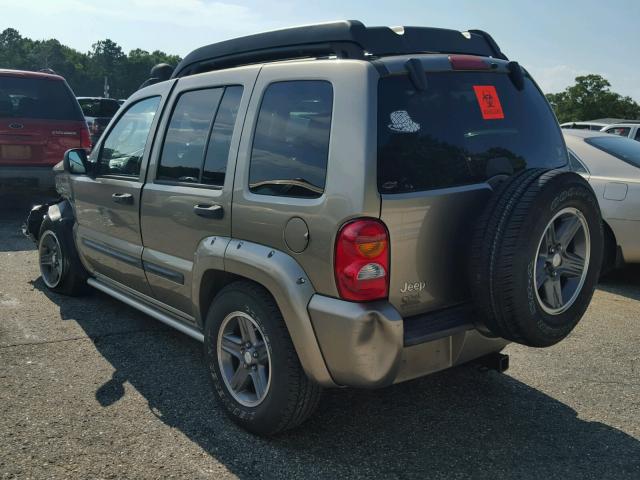 1J4GK38K44W195727 - 2004 JEEP LIBERTY RE TAN photo 3