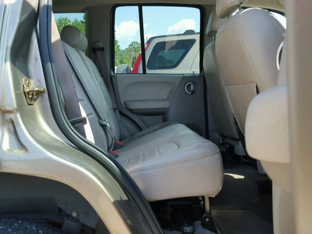 1J4GK38K44W195727 - 2004 JEEP LIBERTY RE TAN photo 6
