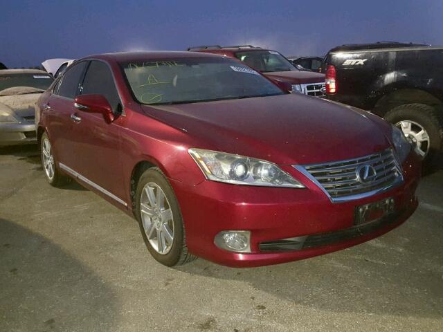 JTHBK1EG6A2353751 - 2010 LEXUS ES 350 BURGUNDY photo 1