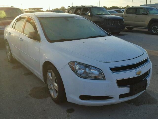 1G1ZA5EU2CF252940 - 2012 CHEVROLET MALIBU LS WHITE photo 1