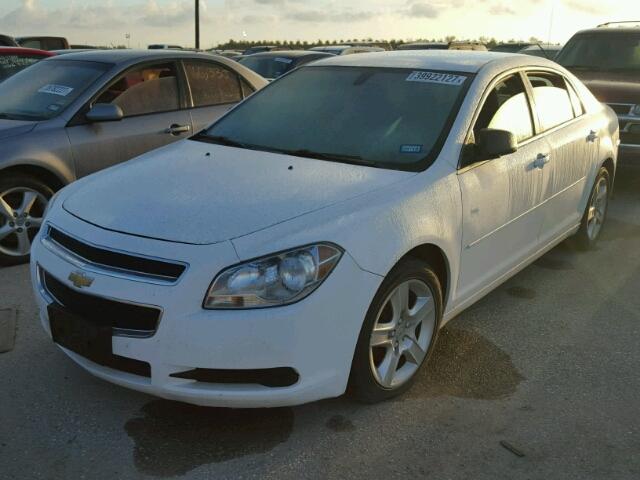 1G1ZA5EU2CF252940 - 2012 CHEVROLET MALIBU LS WHITE photo 2