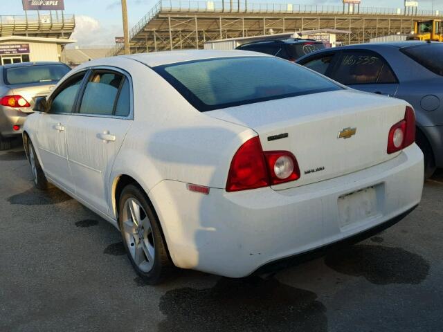 1G1ZA5EU2CF252940 - 2012 CHEVROLET MALIBU LS WHITE photo 3