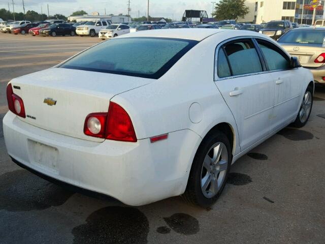 1G1ZA5EU2CF252940 - 2012 CHEVROLET MALIBU LS WHITE photo 4