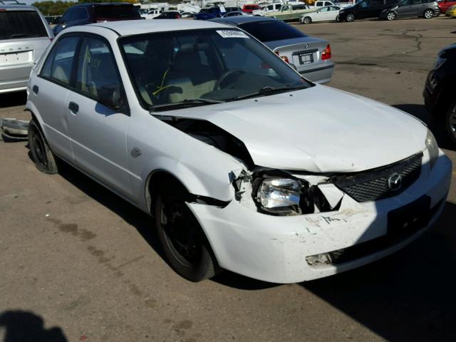 JM1BJ225X31216737 - 2003 MAZDA PROTEGE DX WHITE photo 1