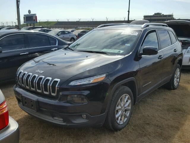 1C4PJLCB5HW523548 - 2017 JEEP CHEROKEE BLACK photo 2