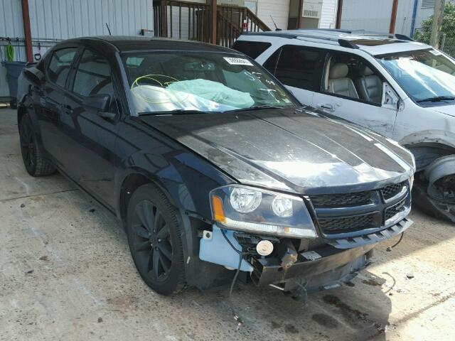 1C3CDZCB6EN203783 - 2014 DODGE AVENGER SX BLACK photo 1