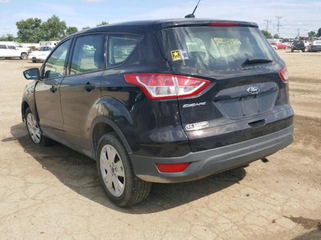 1FMCU0F73DUB82633 - 2013 FORD ESCAPE S BLACK photo 3