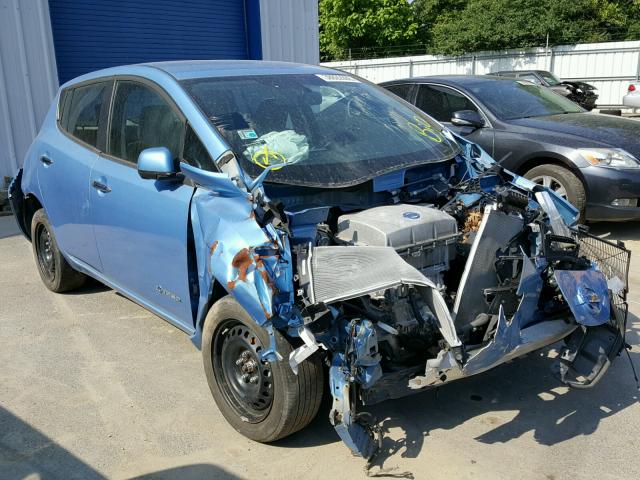 1N4AZ0CP2DC423725 - 2013 NISSAN LEAF S BLUE photo 1