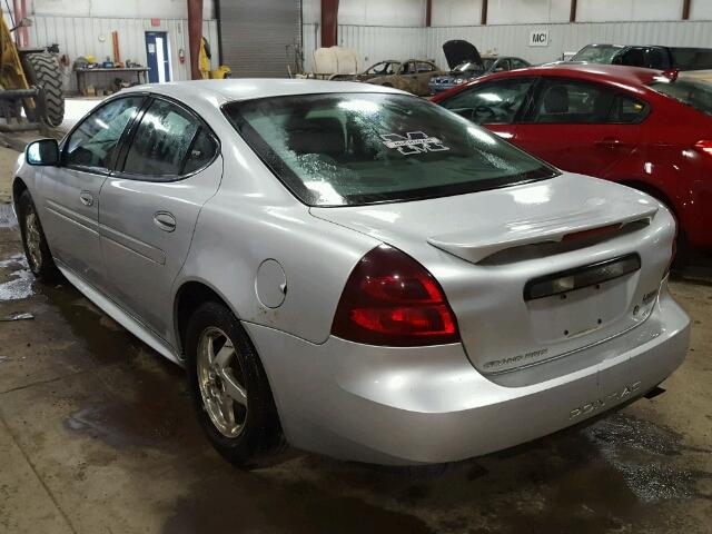 2G2WP522341345507 - 2004 PONTIAC GRAND PRIX ვერცხლისფერი ფოტო 3