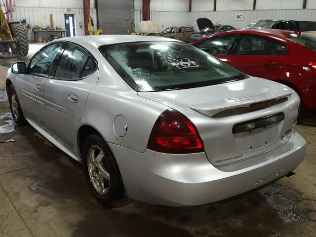 2G2WP522341345507 - 2004 PONTIAC GRAND PRIX SILVER photo 3