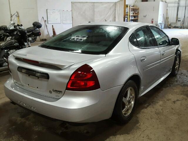 2G2WP522341345507 - 2004 PONTIAC GRAND PRIX ვერცხლისფერი ფოტო 4