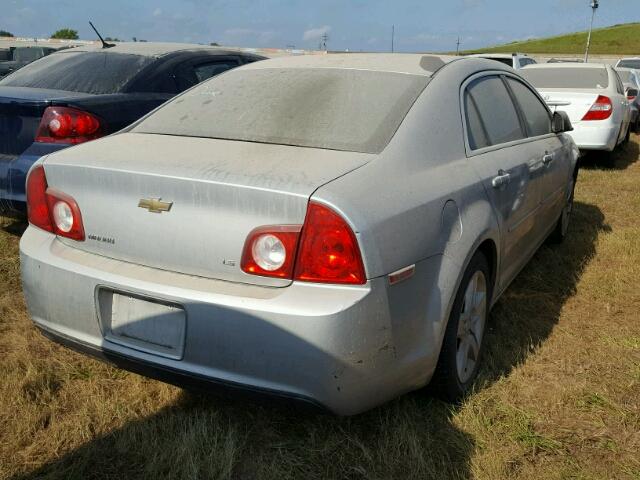 1G1ZG57B29F111837 - 2009 CHEVROLET MALIBU SILVER photo 4