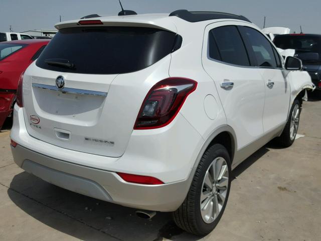 KL4CJASB7JB511722 - 2018 BUICK ENCORE PRE WHITE photo 4