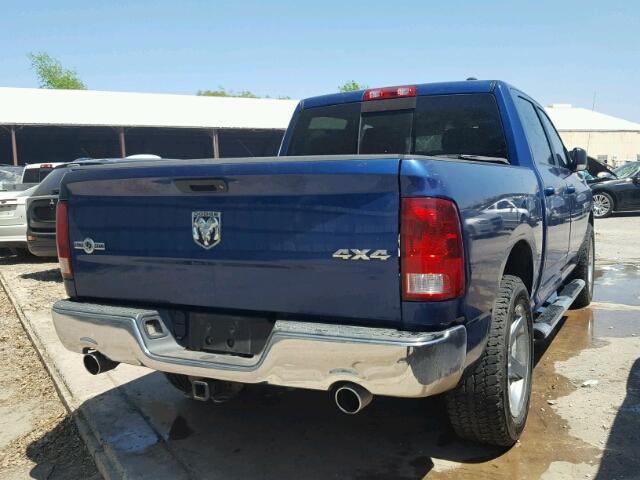 1D3HV13T99S775759 - 2009 DODGE RAM 1500 BLUE photo 4