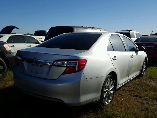 4T1BD1FK3DU066922 - 2013 TOYOTA CAMRY SILVER photo 4