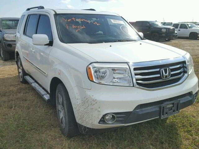 5FNYF4H99FB053561 - 2015 HONDA PILOT TOUR WHITE photo 1