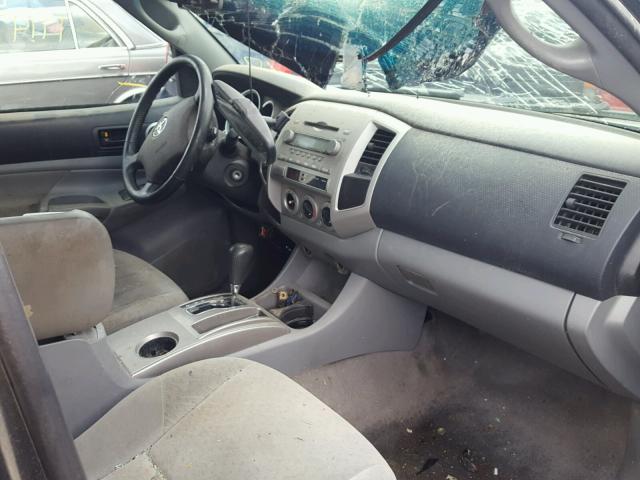 5TELU42N66Z292196 - 2006 TOYOTA TACOMA DOU შავი ფოტო 5