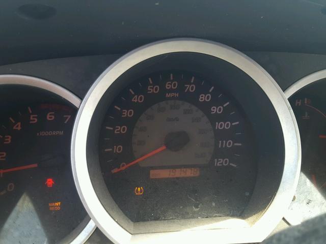 5TELU42N66Z292196 - 2006 TOYOTA TACOMA DOU შავი ფოტო 8