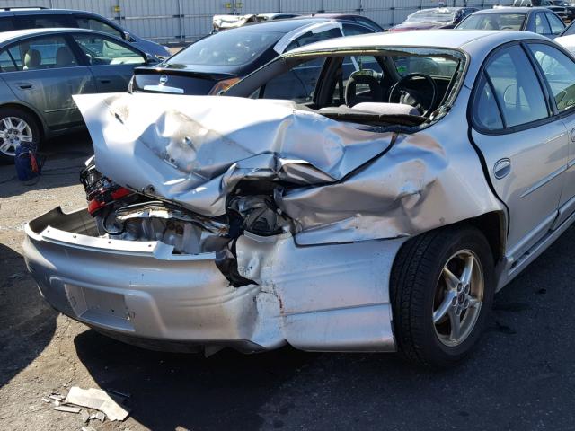 1G2WP52KX1F179569 - 2001 PONTIAC GRAND PRIX 灰色 照片 9