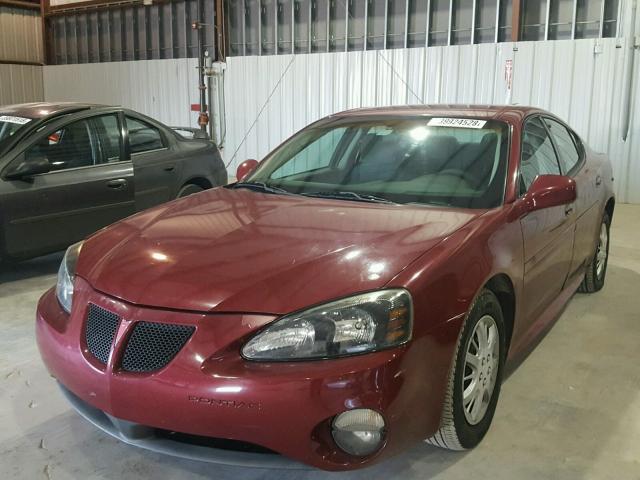 2G2WP522641348904 - 2004 PONTIAC GRAND PRIX RED photo 2