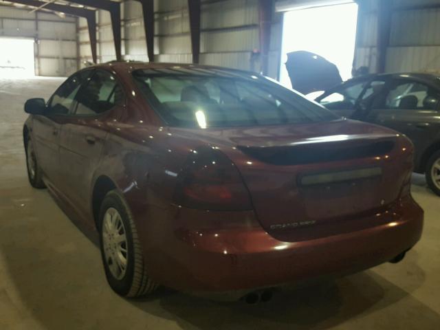 2G2WP522641348904 - 2004 PONTIAC GRAND PRIX RED photo 3