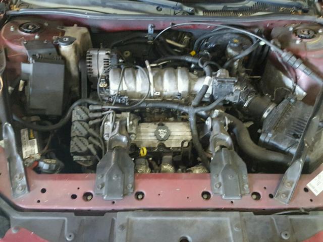 2G2WP522641348904 - 2004 PONTIAC GRAND PRIX RED photo 7