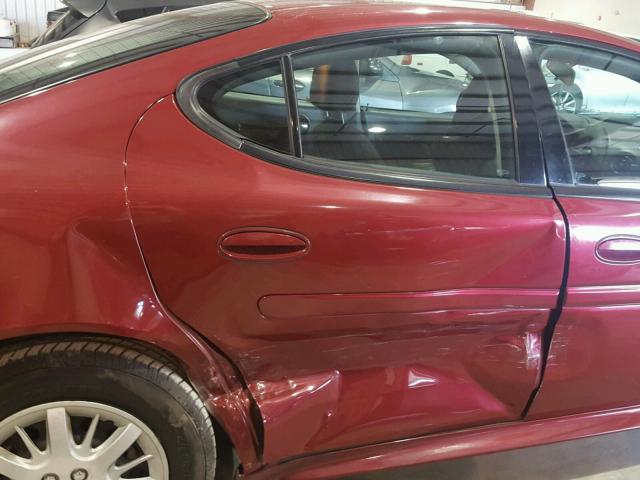 2G2WP522641348904 - 2004 PONTIAC GRAND PRIX RED photo 9