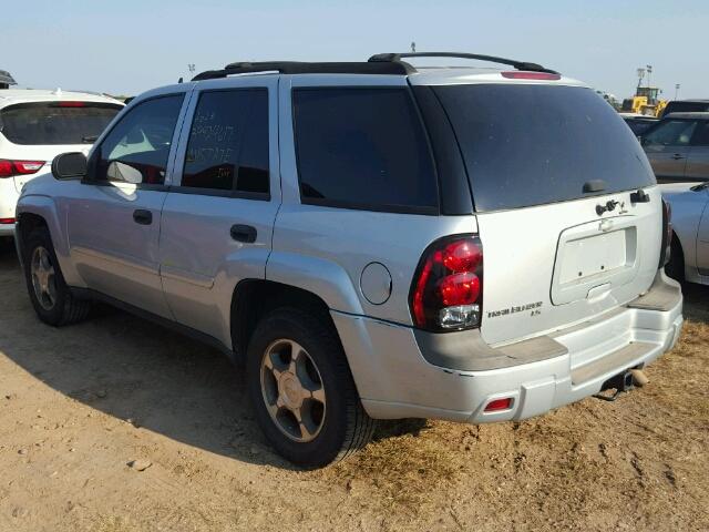 1GNDS13S572219072 - 2007 CHEVROLET TRAILBLAZE SILVER photo 3