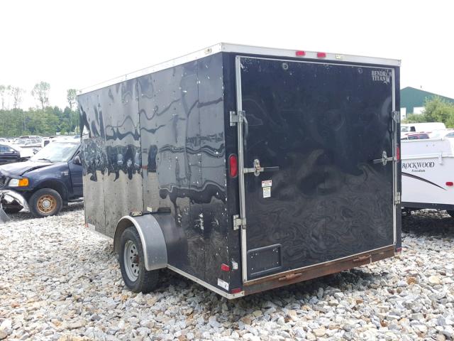 5UZBE1214ED029691 - 2014 UTILITY TRAILER BLACK photo 3