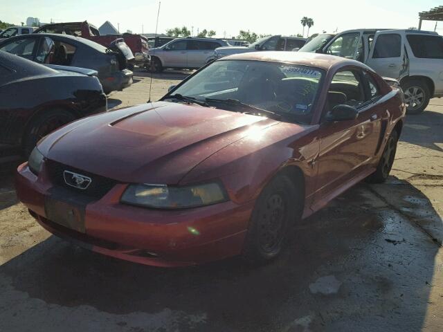 1FAFP40483F312235 - 2003 FORD MUSTANG RED photo 2