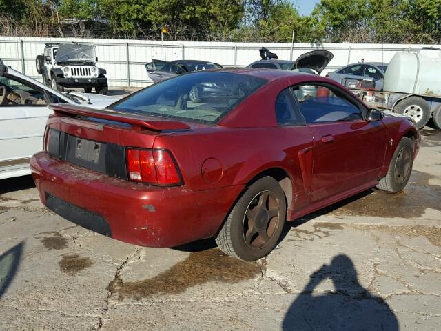 1FAFP40483F312235 - 2003 FORD MUSTANG RED photo 4