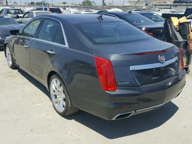 1G6AS5S3XE0196719 - 2014 CADILLAC CTS PERFOR أزرق صورة 3