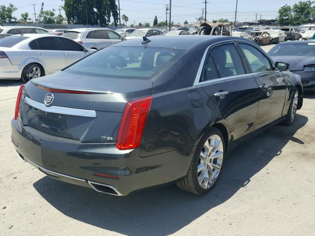 1G6AS5S3XE0196719 - 2014 CADILLAC CTS PERFOR أزرق صورة 4