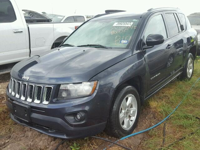 1C4NJCBA6ED803695 - 2014 JEEP COMPASS SP BLACK photo 2