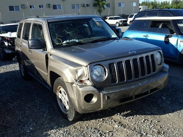 1J8FT28W38D731685 - 2008 JEEP PATRIOT GRAY photo 1