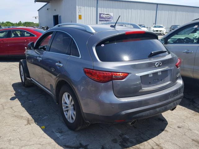 JN8CS1MW3HM411655 - 2017 INFINITI QX70 GRAY photo 3