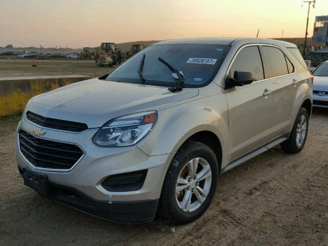 2GNALBEK3G1174944 - 2016 CHEVROLET EQUINOX GOLD photo 2