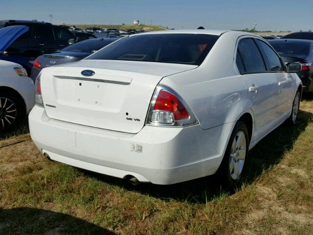 3FAFP07126R217035 - 2006 FORD FUSION SE WHITE photo 4